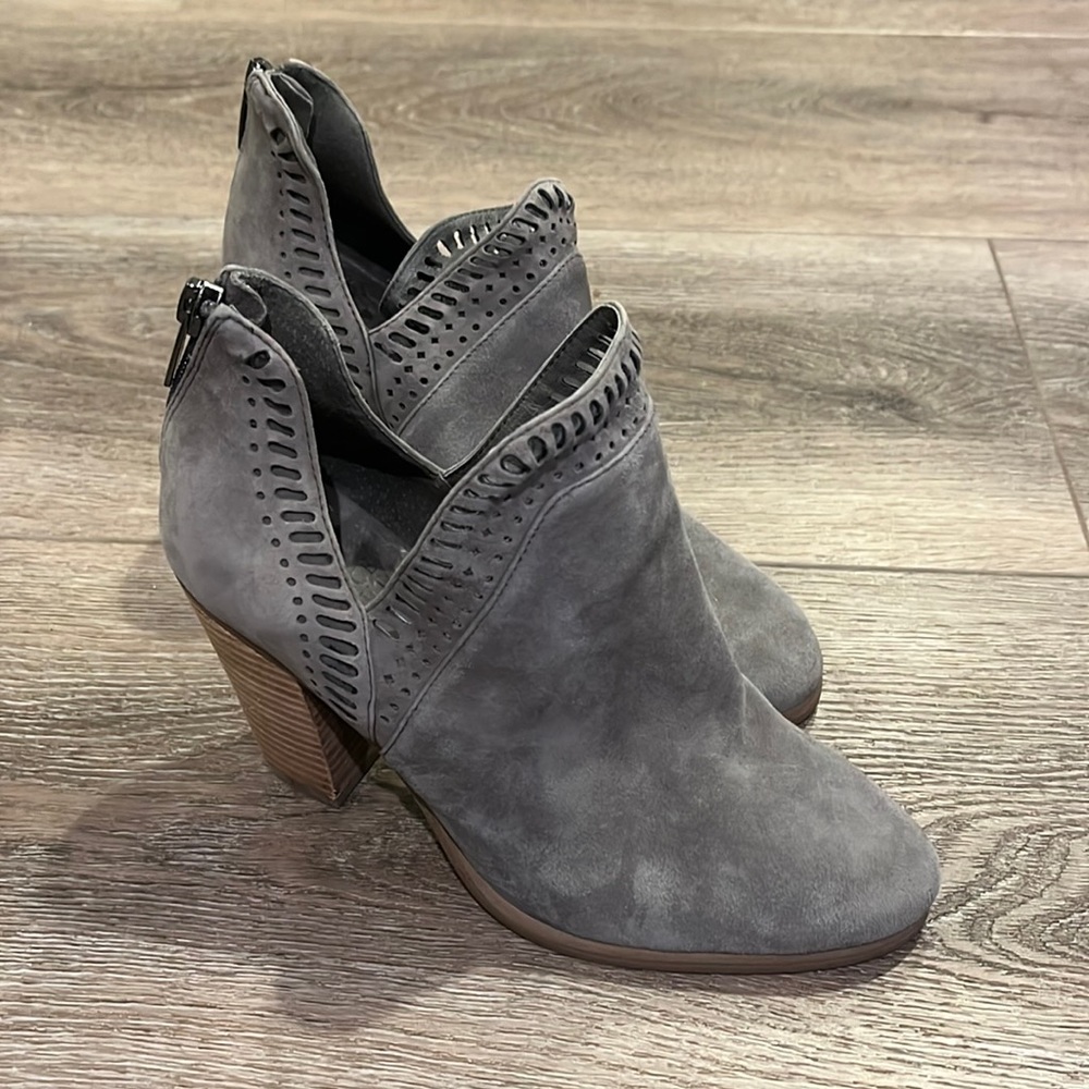 Grey Vince Camuto booties